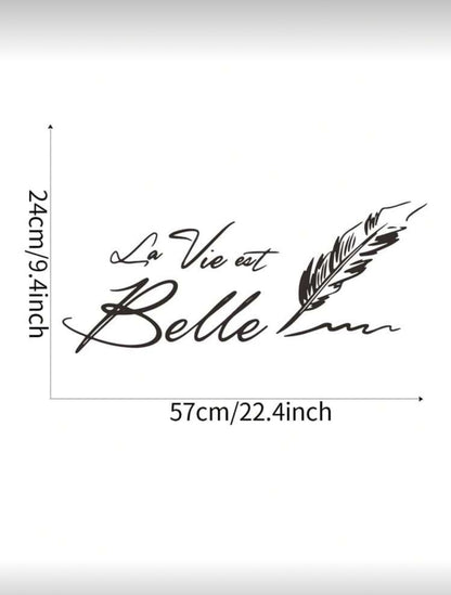 Autocollant La Vie Est Belle