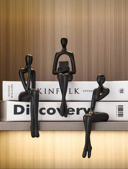 3 Statuettes Abstraites