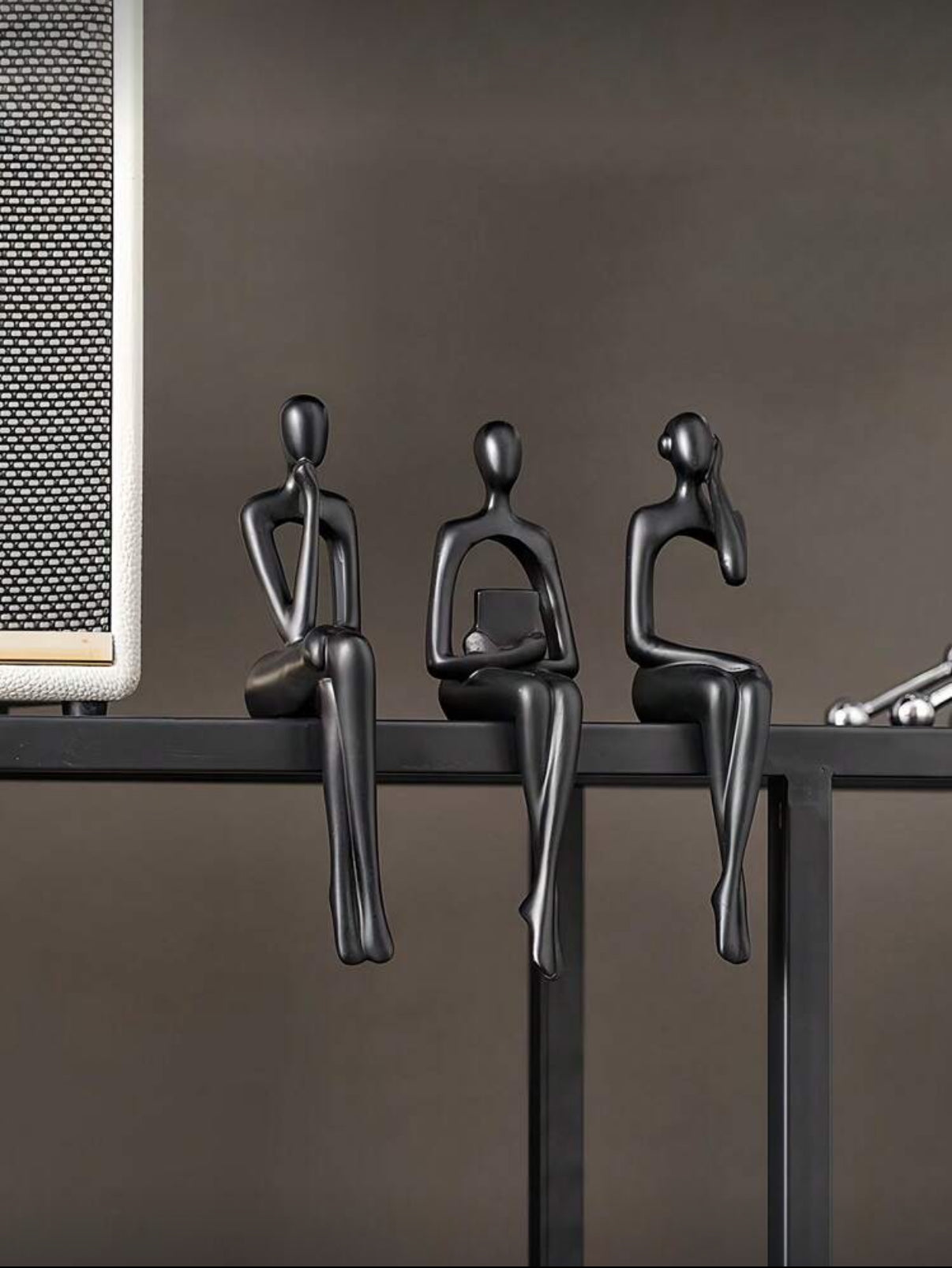 3 Statuettes Abstraites