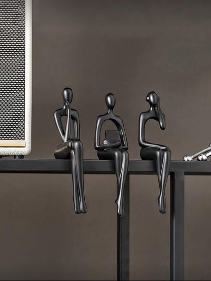 3 Statuettes Abstraites