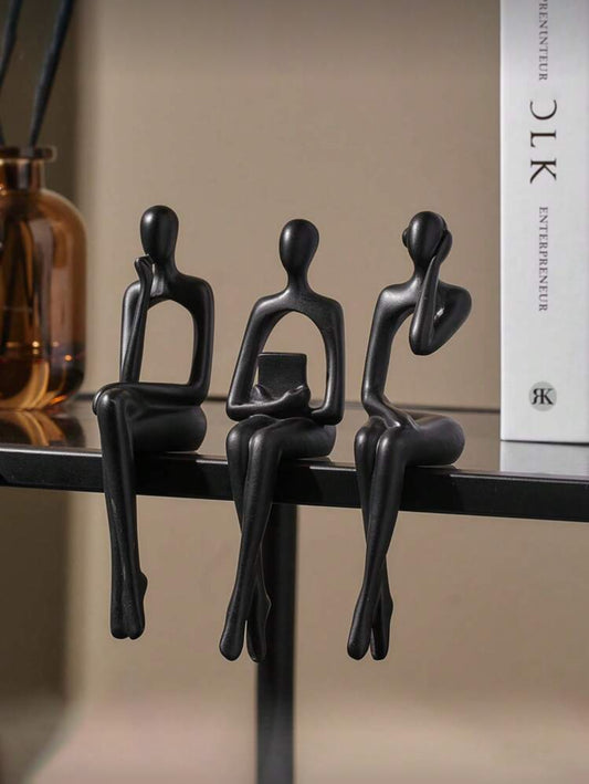 3 Statuettes Abstraites