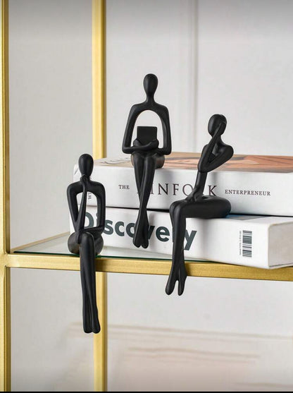 3 Statuettes Abstraites