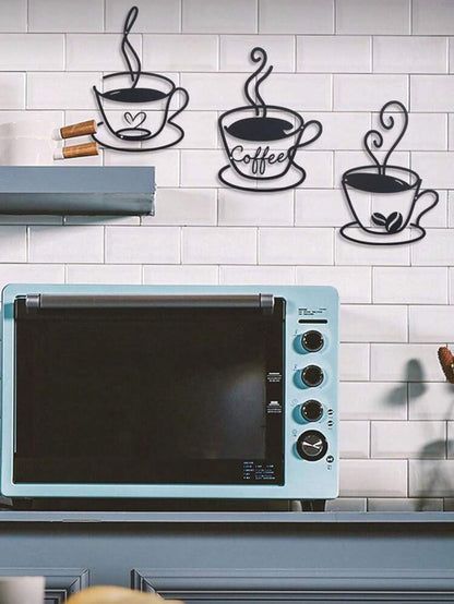 3 Tableaux Muraux Café