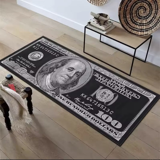 Tapis Dollar Noir