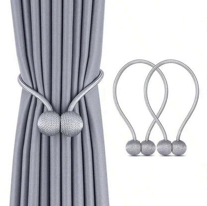 2 Attaches Rideaux Magnétiques