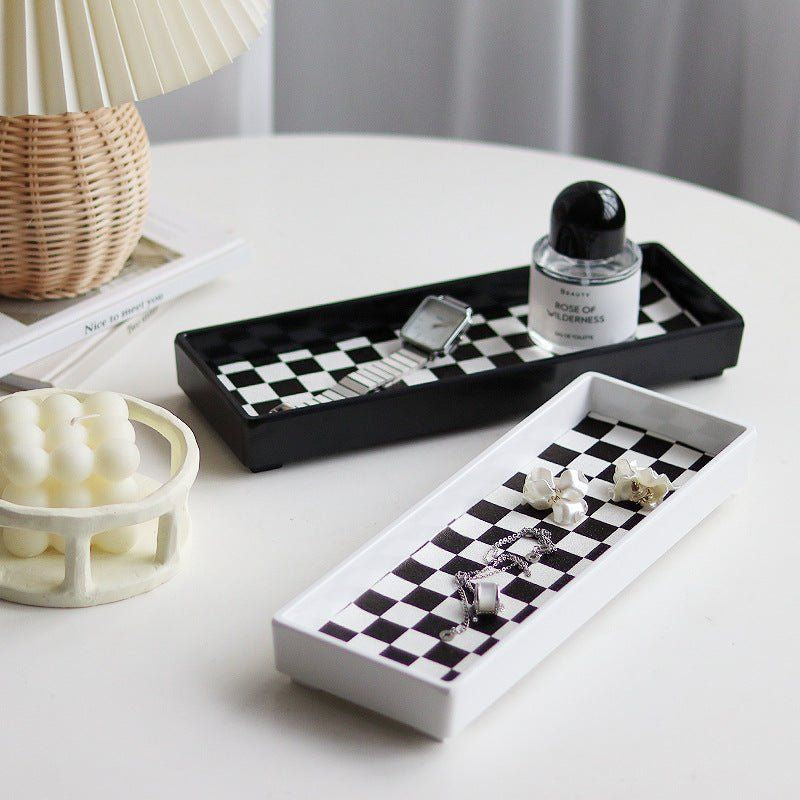 Plateau Rectangulaire Damier