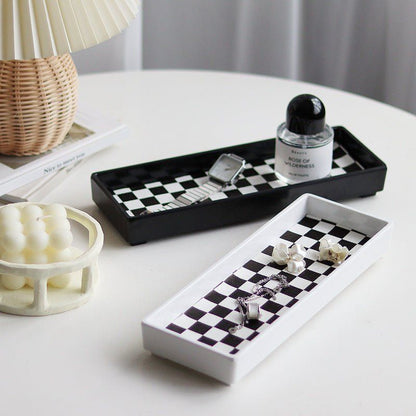 Plateau Rectangulaire Damier