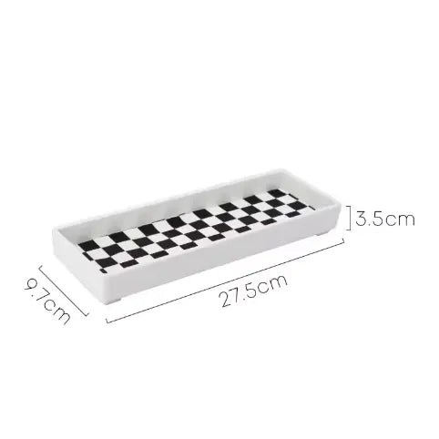 Plateau Rectangulaire Damier