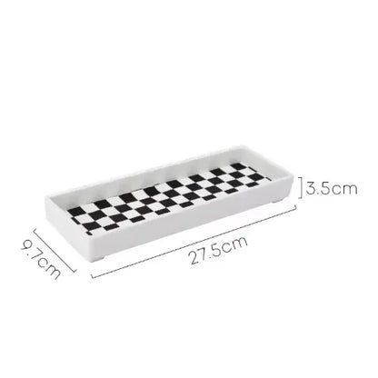 Plateau Rectangulaire Damier