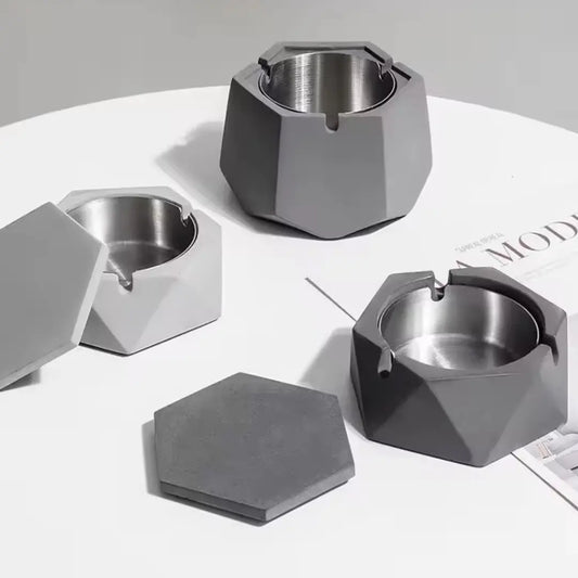 Cendrier Géométrique Moderne