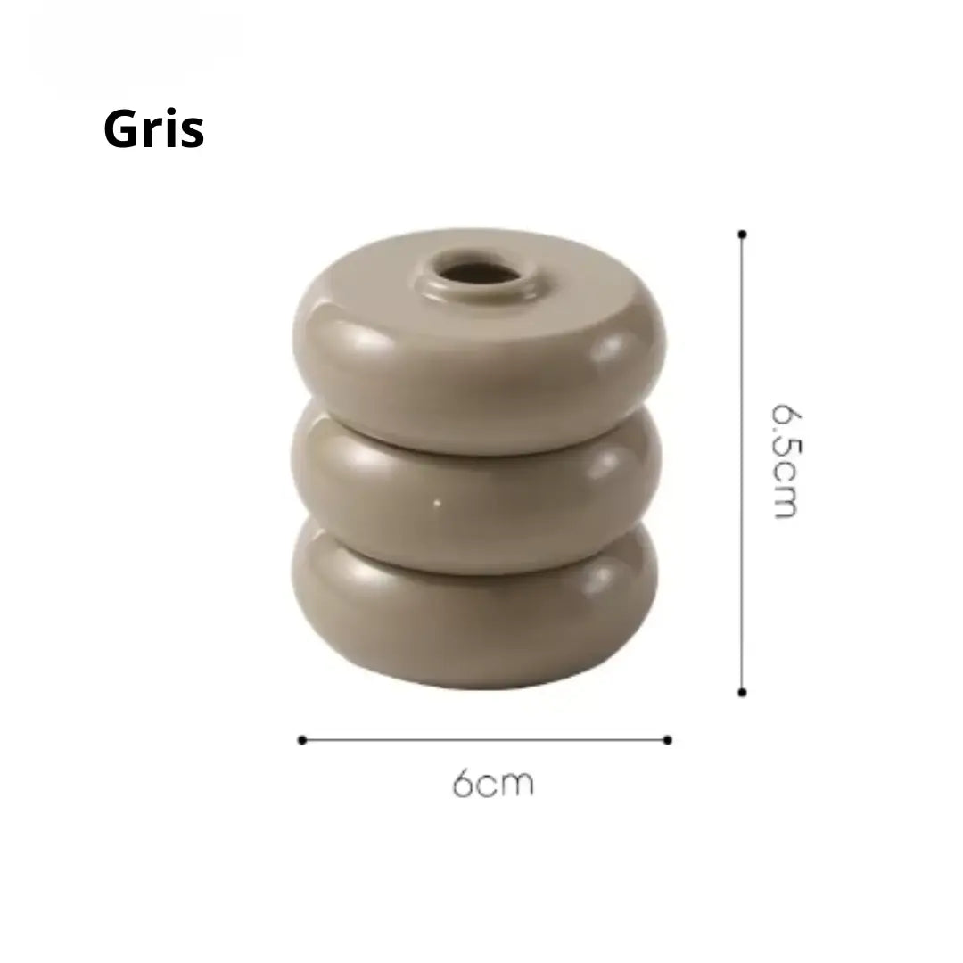 Vase Empilé Coloré