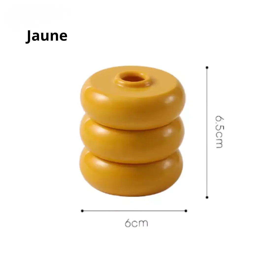 Vase Empilé Coloré