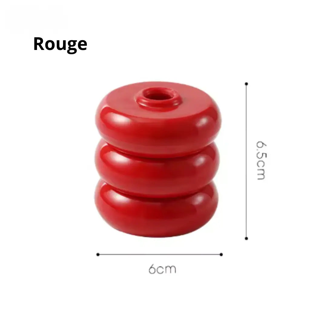 Vase Empilé Coloré