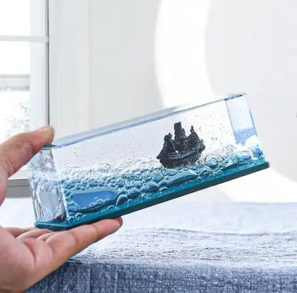 Vase Bateau en Résine