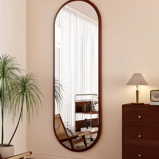 Miroir Ovale Bois