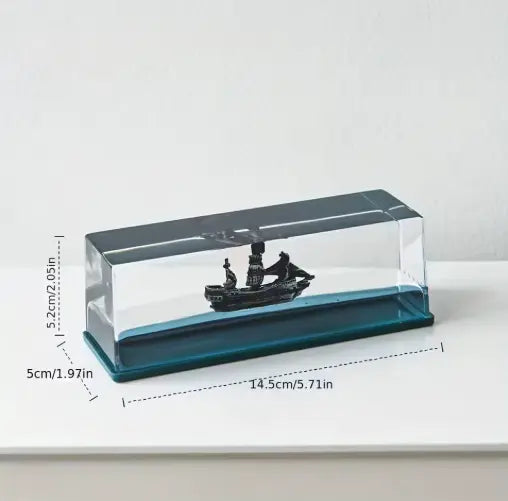 Vase Bateau en Résine