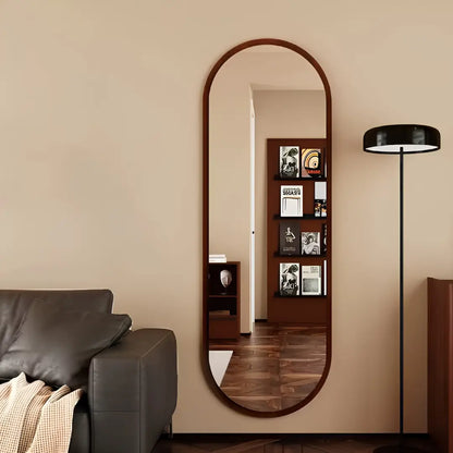 Miroir Ovale Bois