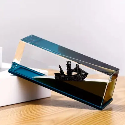 Vase Bateau en Résine