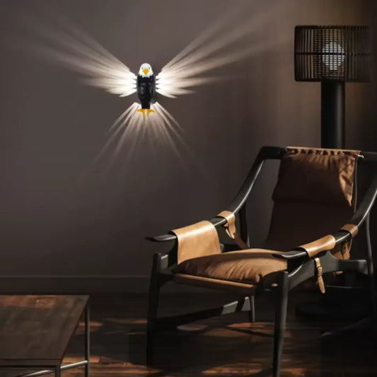 Applique Murale Aigle 3D Lumineuse