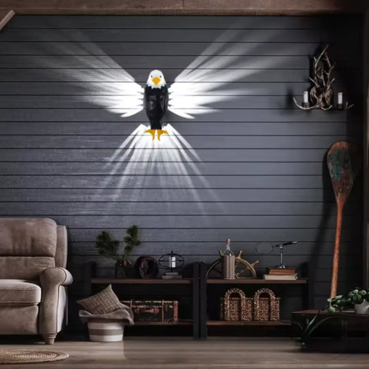 Applique Murale Aigle 3D Lumineuse
