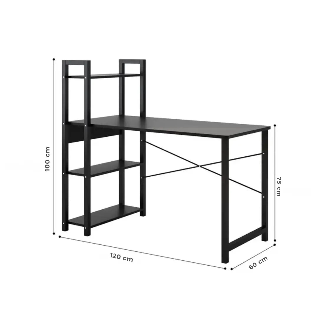 Bureau Étagères Intégrées