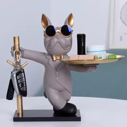 Vide-Poche Bulldog avec Support