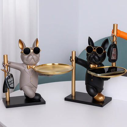 Vide-Poche Bulldog avec Support