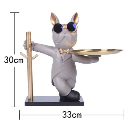 Vide-Poche Bulldog avec Support