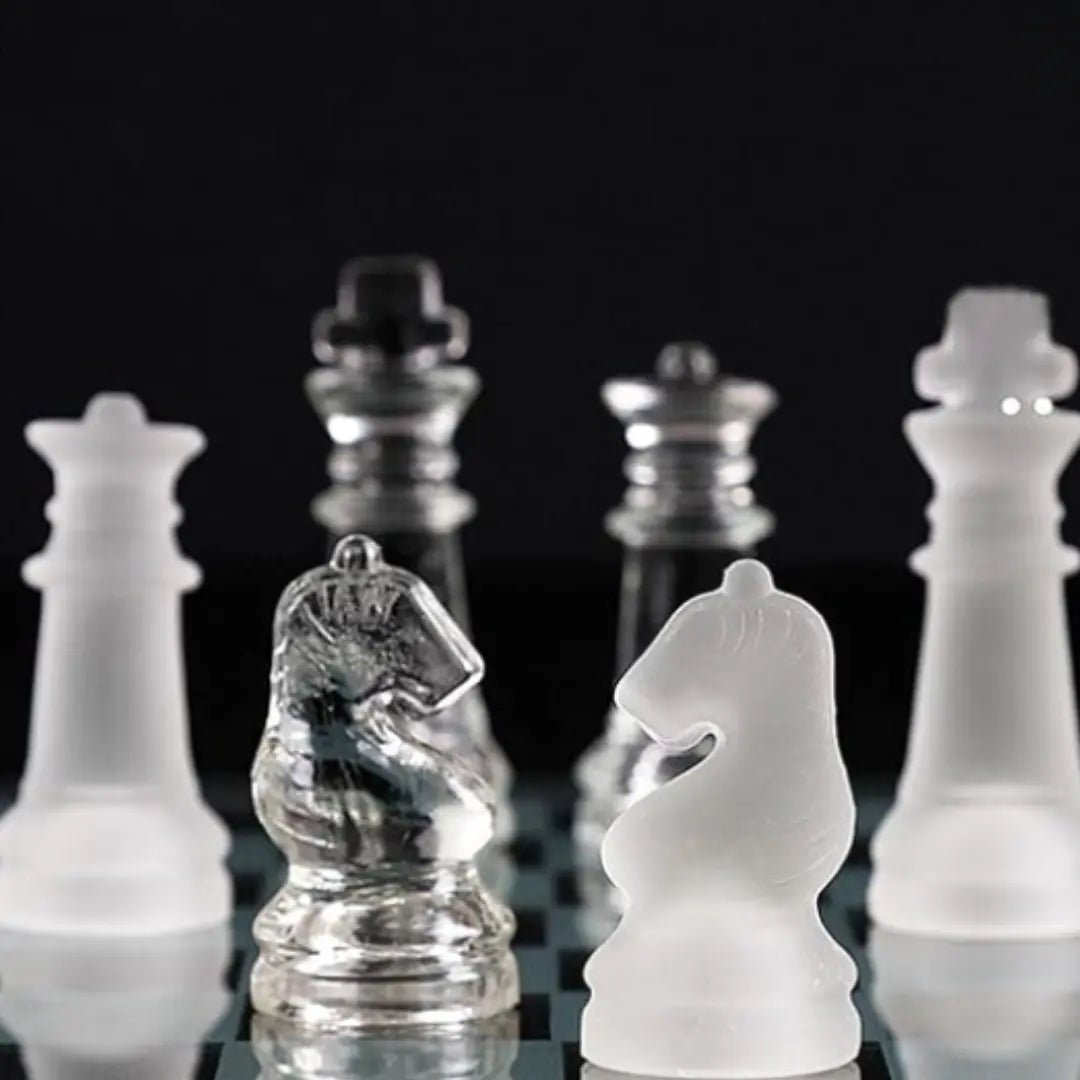 Échecs Verre Luxe