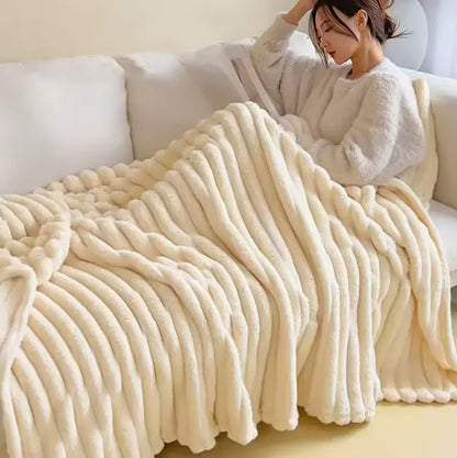 Plaid Velours Côtelé