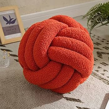 Coussin Boule Tressée