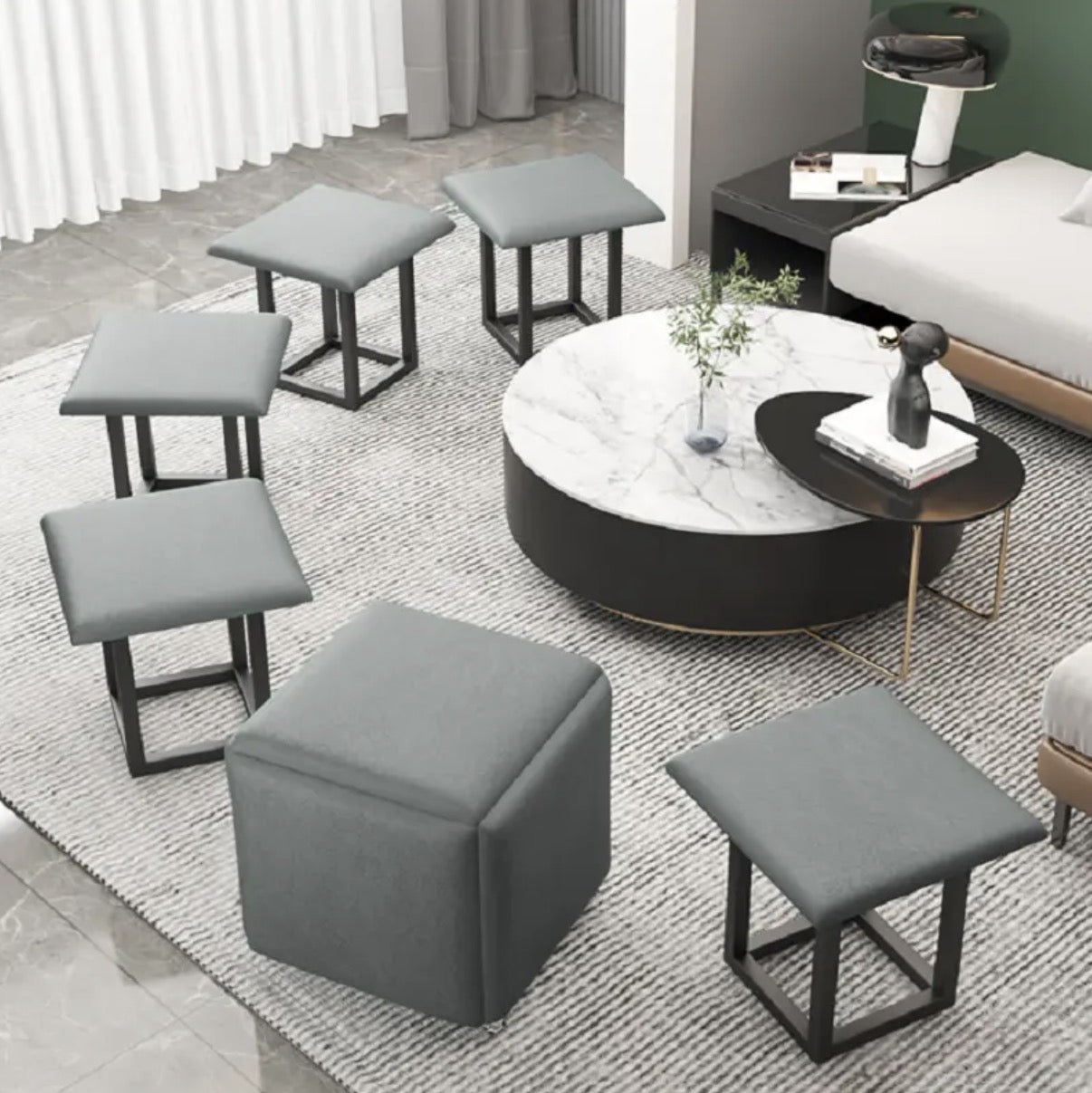 Pouf Rangement Modulable