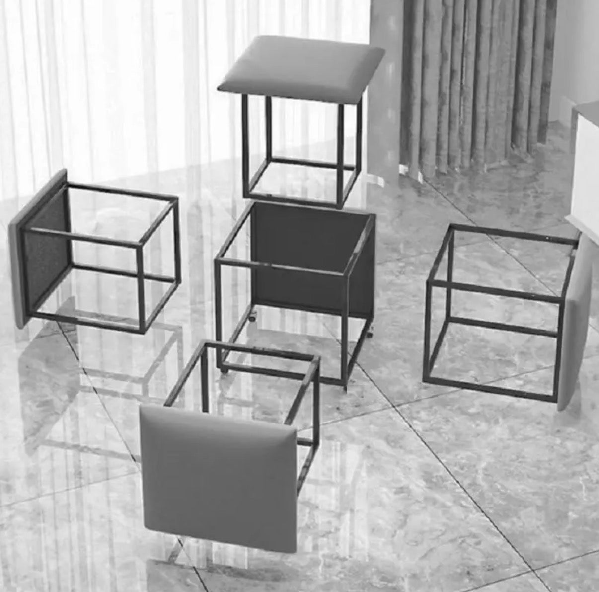 Pouf Rangement Modulable