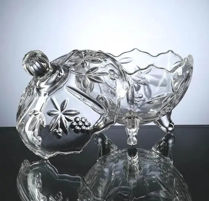 Bonbonnière en Verre Décorative