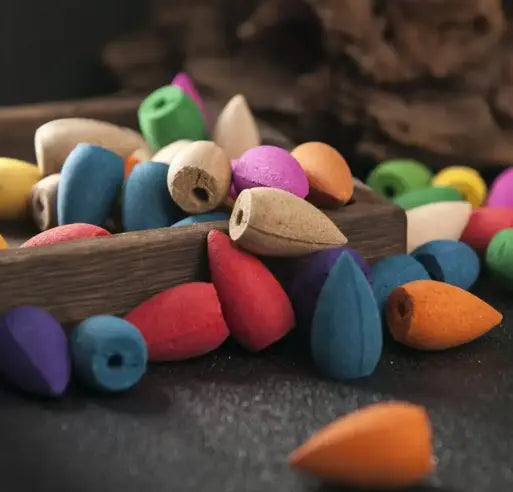 20 Cônes Encens Colorés