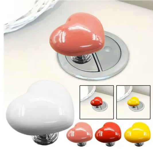 Bouton Cœur Toilette